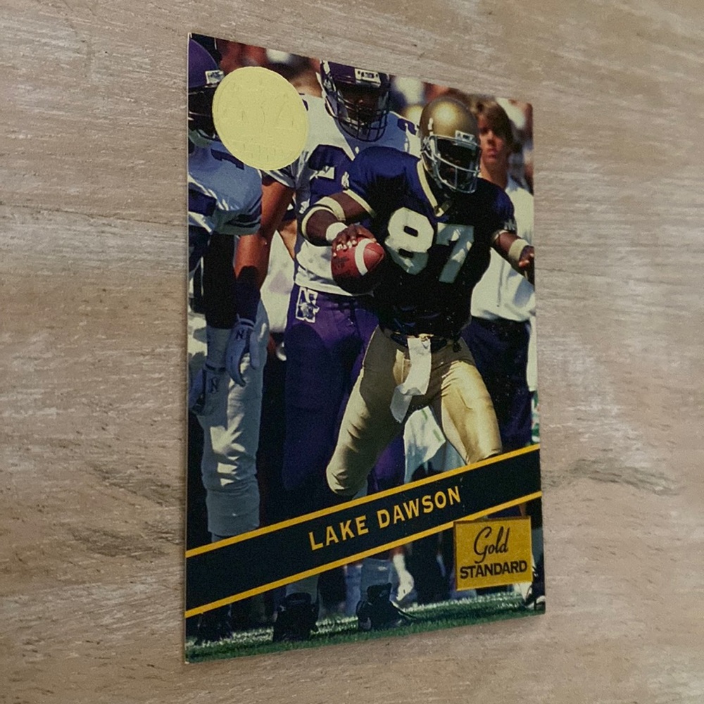 Lake Dawson Notre Dame Kansa city 1994 Card